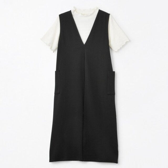 しまむら　新作　ジャンパースカート