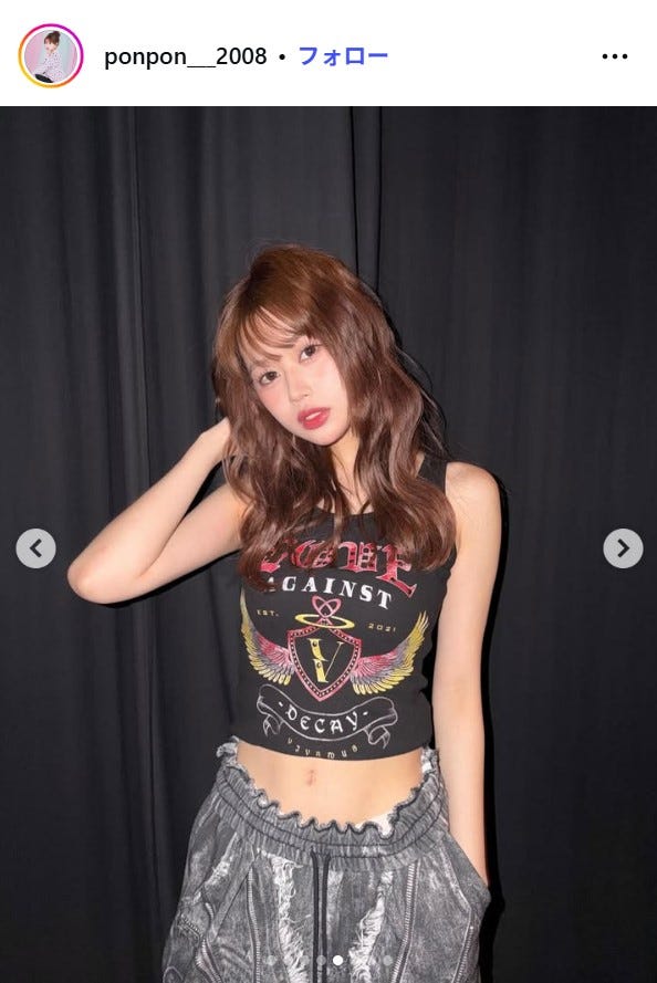 瀬川陽菜乃Instagramより