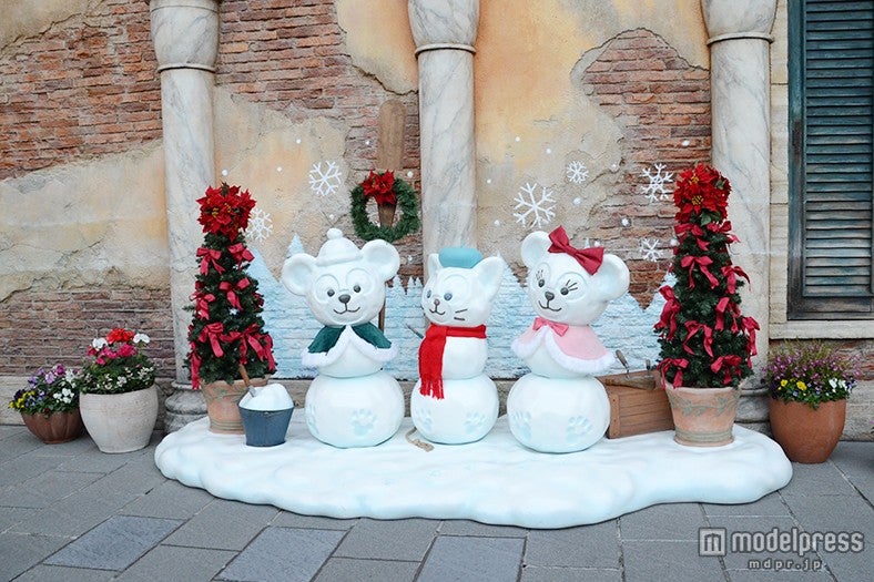 ジェラトーニが作った雪像