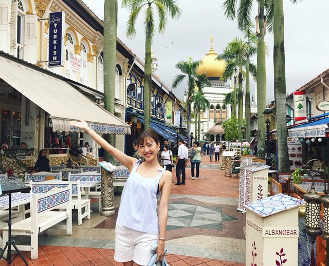 多国籍の人種が集まるハブである、シンガポール。学生時代にインターンシップで訪れ、半年間色んな文化に触れながら住んだ場所。／小澤陽子アナウンサー（提供写真）