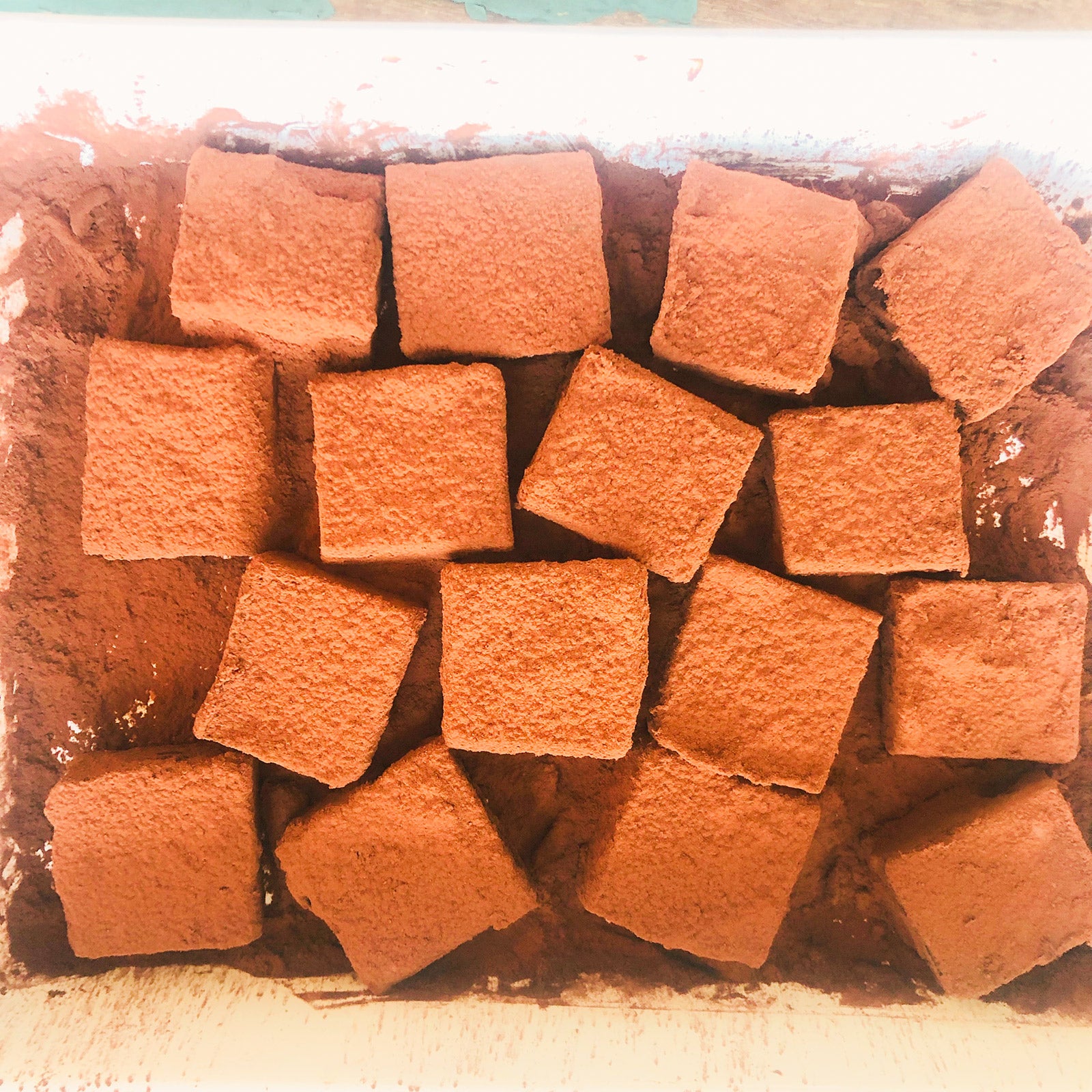 手順5：前面にココアをまぶす／画像提供：柏原歩