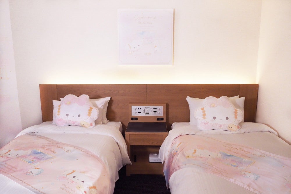 サンリオ「こぎみゅん」コラボルーム、パステル調の“はかなかわいい”世界観を堪能
