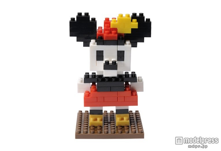 ナノブロックのミニーマウス（C）Disney