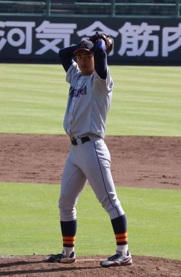 立命大・若田部ジュニアが救援で2回4安打無失点