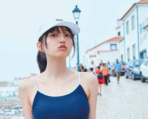 乃木坂46五百城茉央、初々しさ溢れるスクール水着×白キャップ姿 1st写真集先行カット第10弾解禁【未来の作り方】