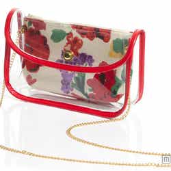 伊藤千晃(AAA)×Marbleeコラボバッグ「花柄クリアーチェーンBAG」