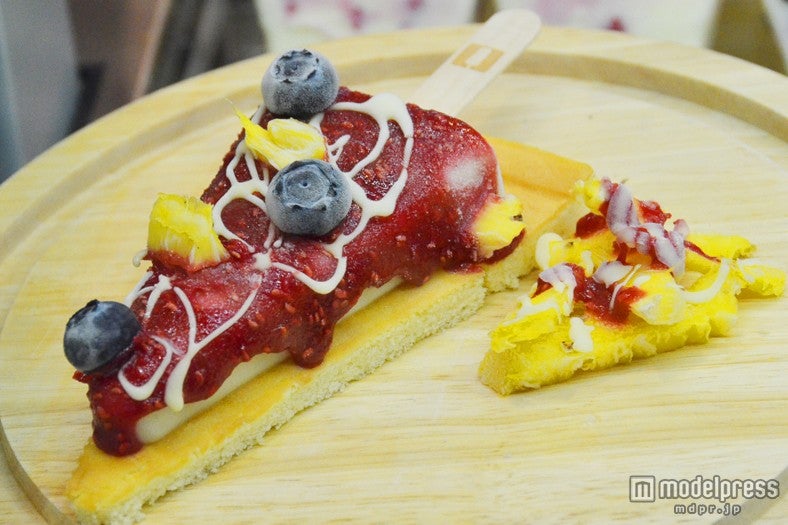 バニラアイスをアレンジした“ピザラート”