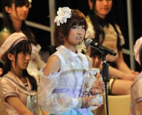 宮澤佐江、笑顔&涙で電撃発表<スピーチ全文/第5回AKB48選抜総選挙>