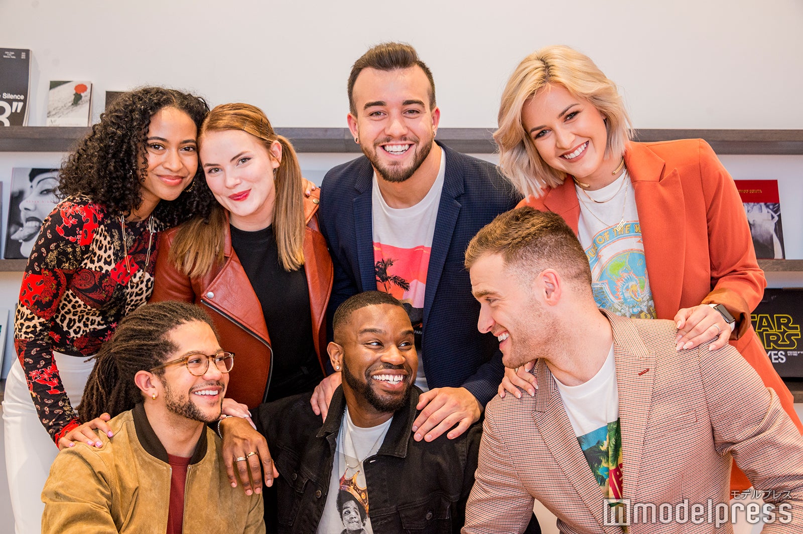 （左上段から時計回りに）ソジャーナ・ブラウン、モーガン・キーン、ジョー・サントーニ、カレン・ケリー、RJ・ウェスナー、オーランド・ディクソン、アントニオ・フェルナンデス（C）モデルプレス