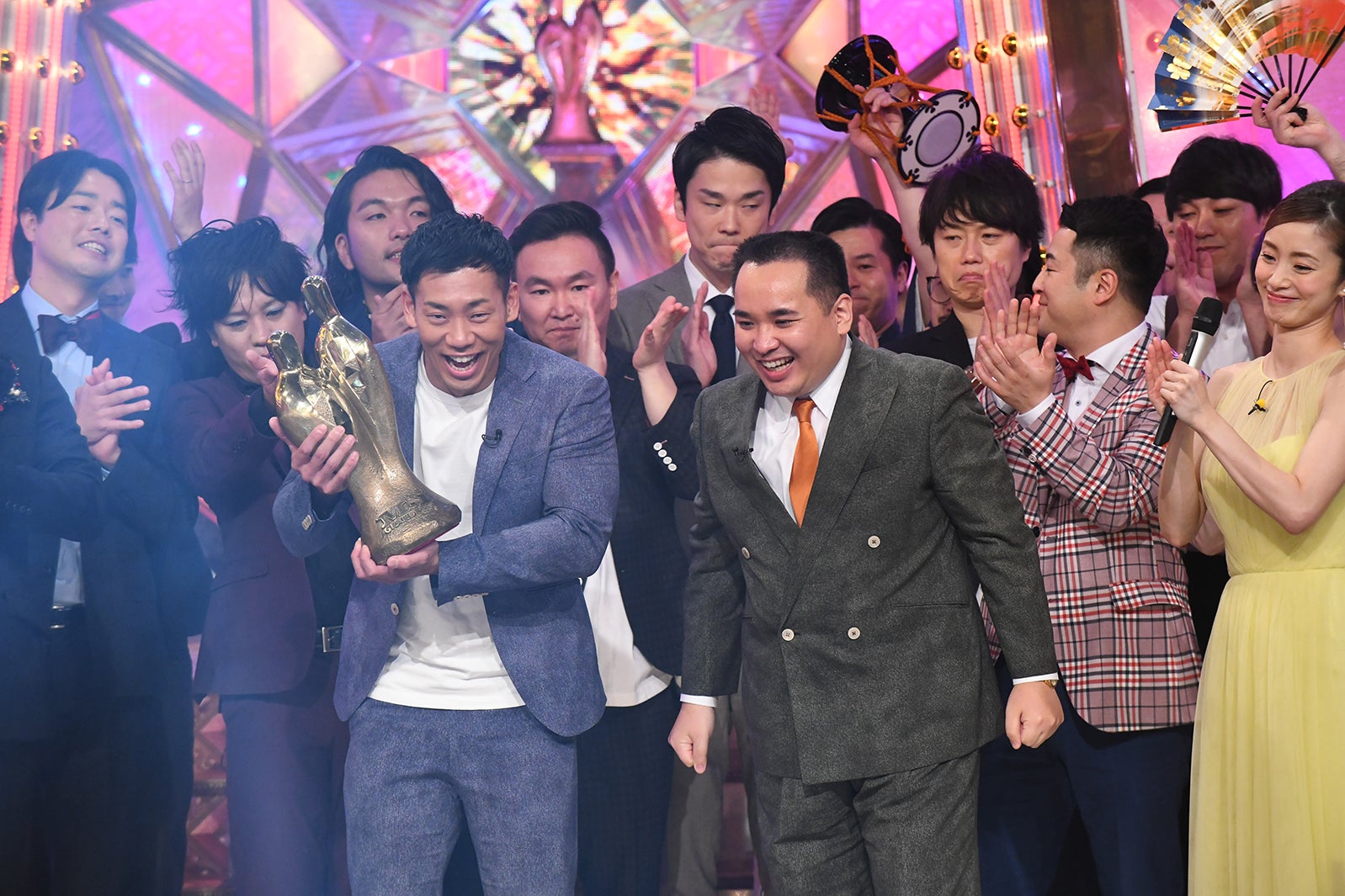 優勝決定の瞬間／ミルクボーイ（C）M-1グランプリ事務局