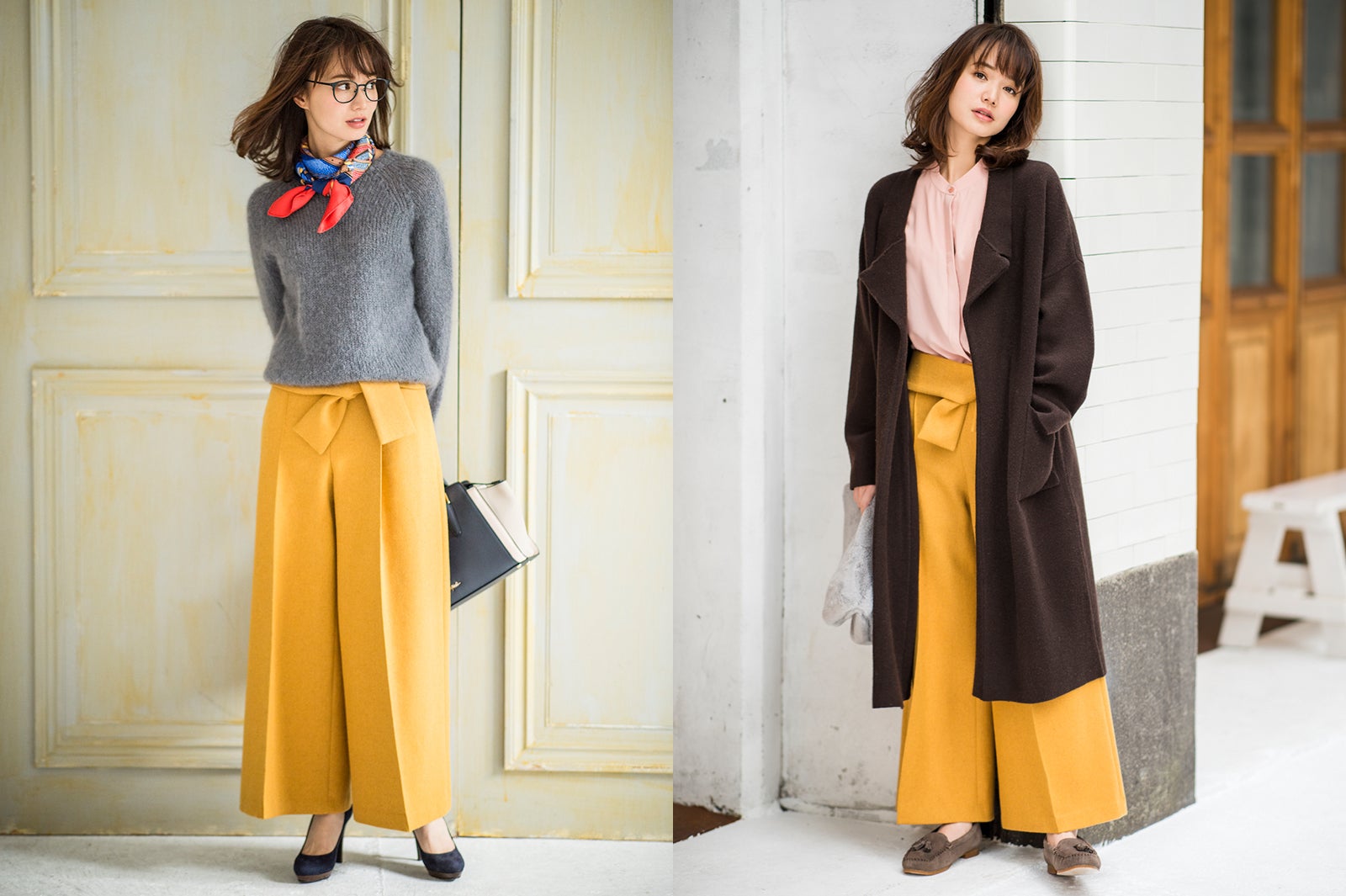 冬バーゲンでゲットしたい！“マスタードパンツ”がレトロ可愛い