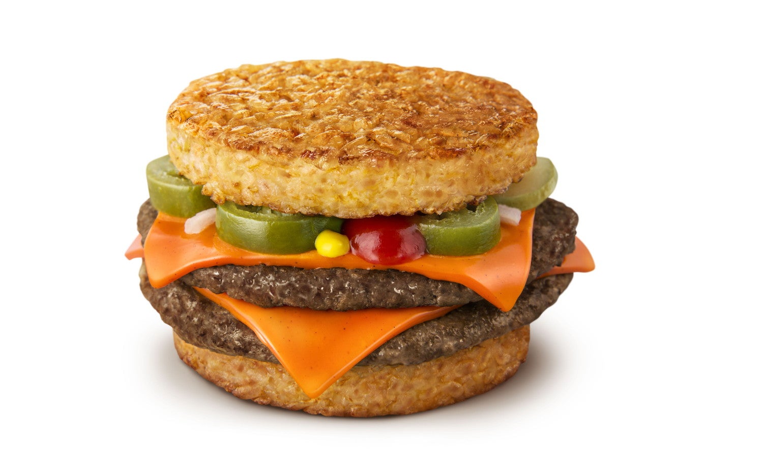 マクドナルド「ごはん辛ダブチ」スパイシーチーズ＆ハラペーニョの刺激がアクセント