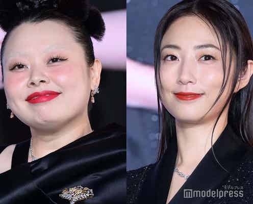 MEGUMI&渡辺直美、2億5000万円・3億円の高額ジュエリー身に着け登場「日本ジュエリーベストドレッサー賞」受賞