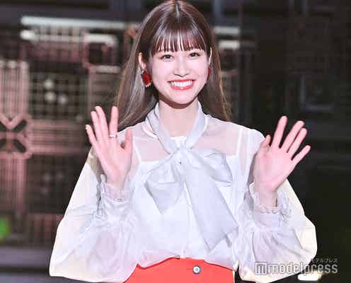 「恋です!」“ハチ子”で話題の生見愛瑠、赤リップ×ピアスで大人の装い<CanCam 40th Birthday Night>