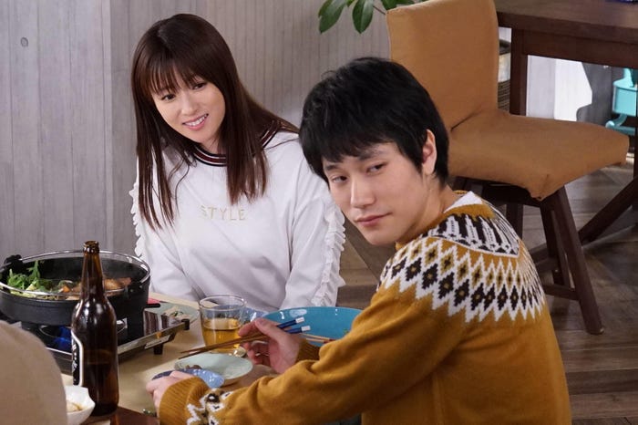 深田恭子、松山ケンイチ/「隣の家族は青く見える」第9話より(C)フジテレビ