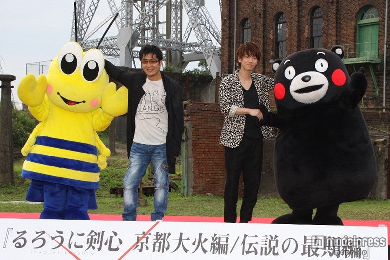 熊本県にて行われた映画「るろうに剣心 京都大火編（8月1日）／伝説の最期編（9月13日）」凱旋イベント