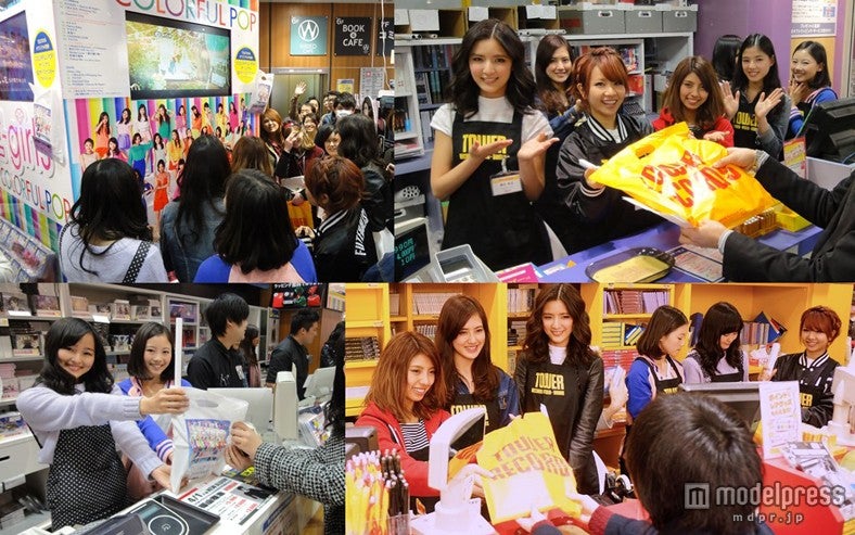 E-girls、サプライズでアルバイトに挑戦／東京の様子