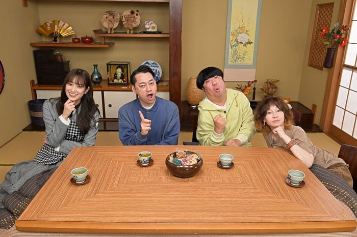 佐々木久美、設楽統、日村勇紀、YOU(C)HBC