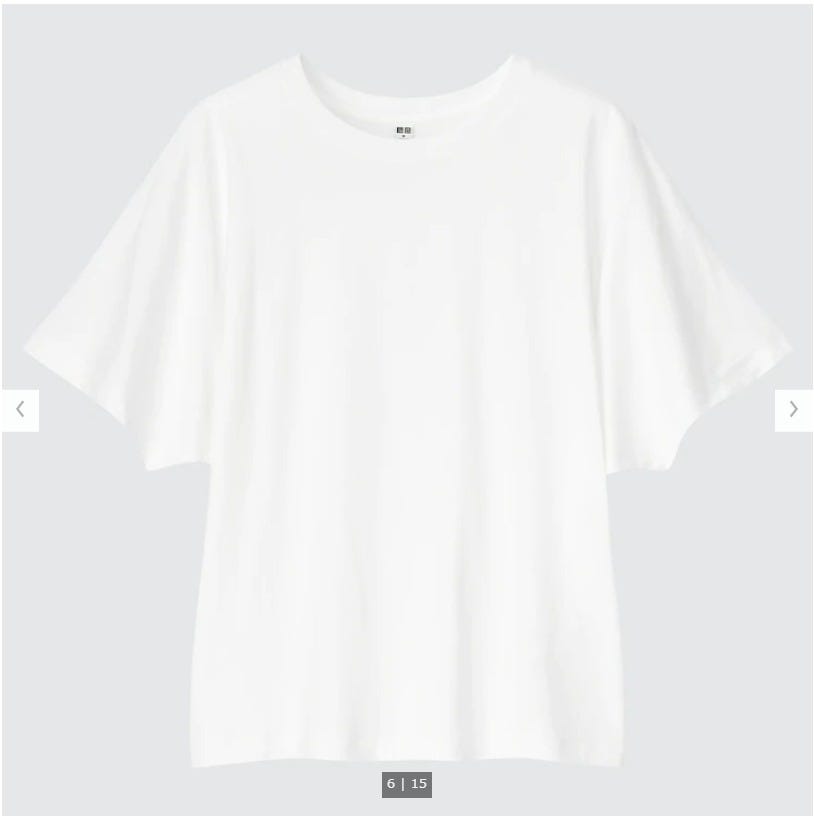 ユニクロ　uniqlo　レディース　アイテム　おすすめ　オススメ　トレンド　人気　コスパ　使える　おしゃれ　お洒落　オシャレ　2022　夏　トップス　体型カバー　ドルマンT　ドルマンスリーブ　Tシャツ　白　ホワイト