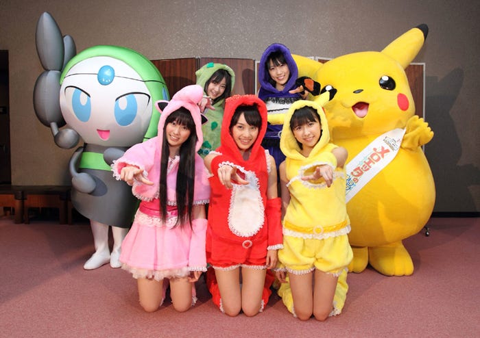 ももクロ キュートなポケモン衣装をお披露目 映画 Tvエンディングテーマに決定 モデルプレス ももクロ キュートなポケモン衣装をお披露目 映画 Tvエンディングテーマに決定 モデルプレス