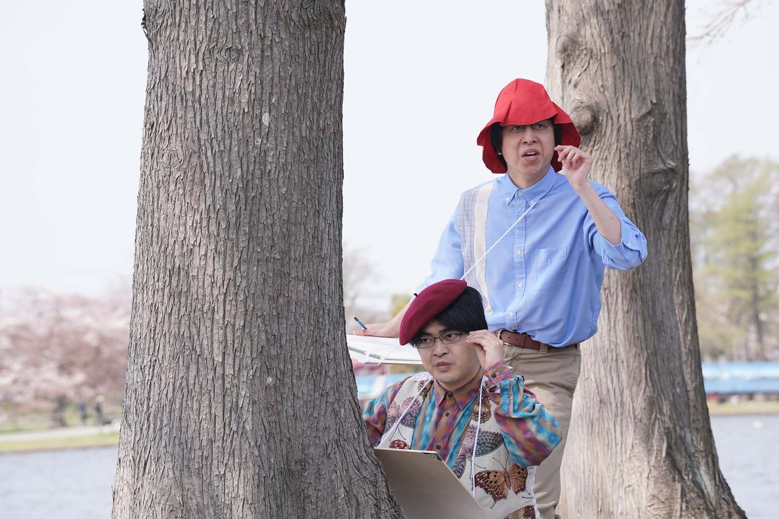 （左から）加藤諒、藤田真澄「ナンバMG5」第2話（C）フジテレビ