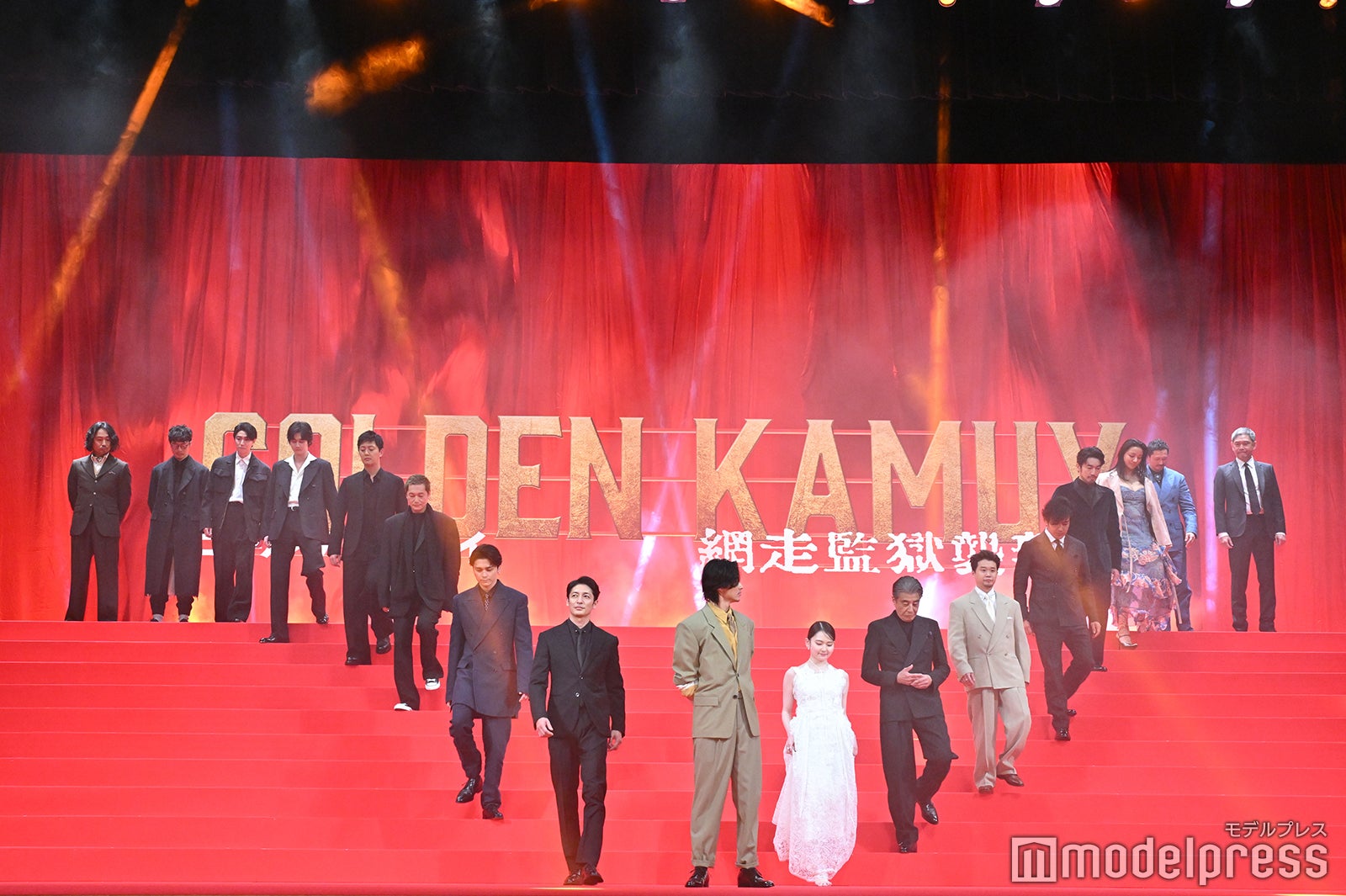 片桐健滋監督、和田聰宏、稲葉友、栁俊太郎、工藤阿須加、井浦新、眞栄田郷敦、玉木宏、山崎賢人、山田杏奈、舘ひろし、矢本悠馬、北村一輝、大谷亮平、高橋メアリージュン、池内博之、杉本哲太（C）モデルプレス