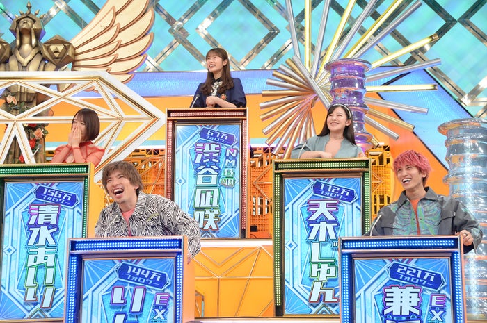 (上段)渋谷凪咲(中段左から)清水あいり 、天木じゅん(下段左から)りんたろー。、兼近大樹(C)ABCテレビ