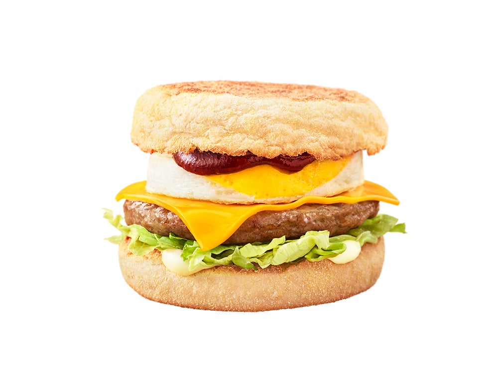チーズロコモコマフィン／画像提供：日本マクドナルド