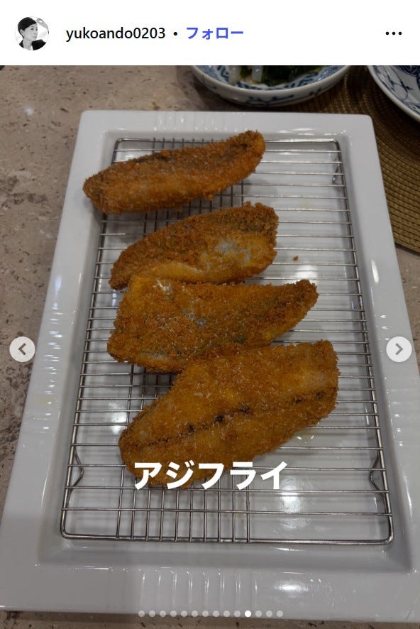 安藤優子Instagramより