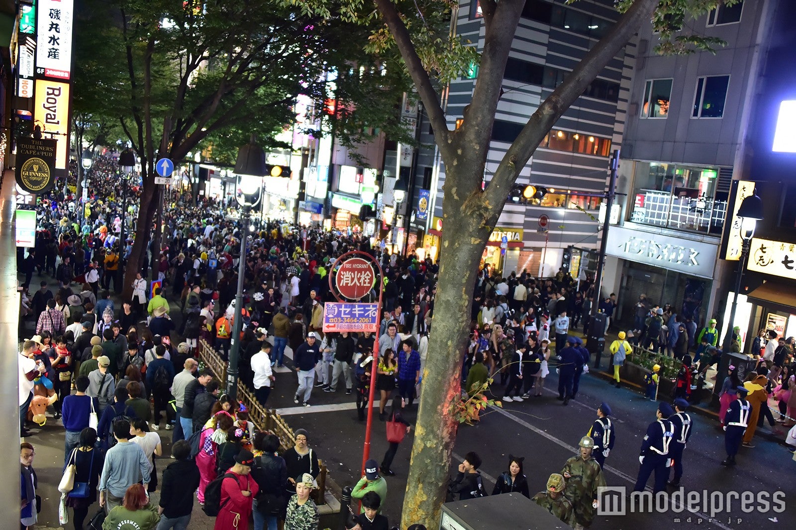 渋谷の様子（C）モデルプレス