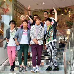(上段左から)小森隼、中務裕太、関口メンディー(下段左から)白濱亜嵐、数原龍友、片寄涼太、佐野玲於