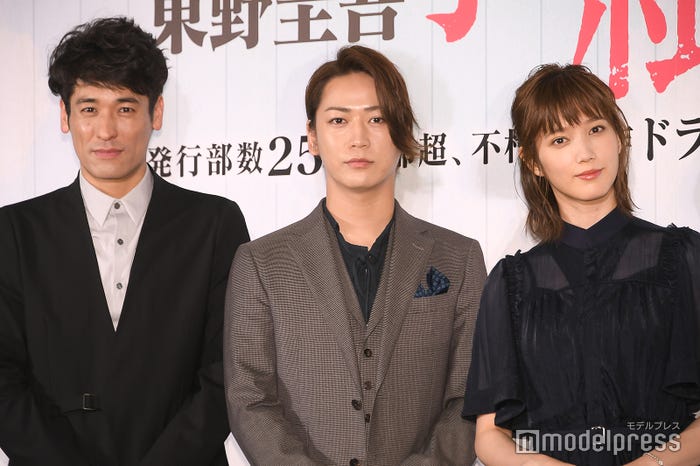 佐藤隆太、亀梨和也、本田翼 (C)モデルプレス
