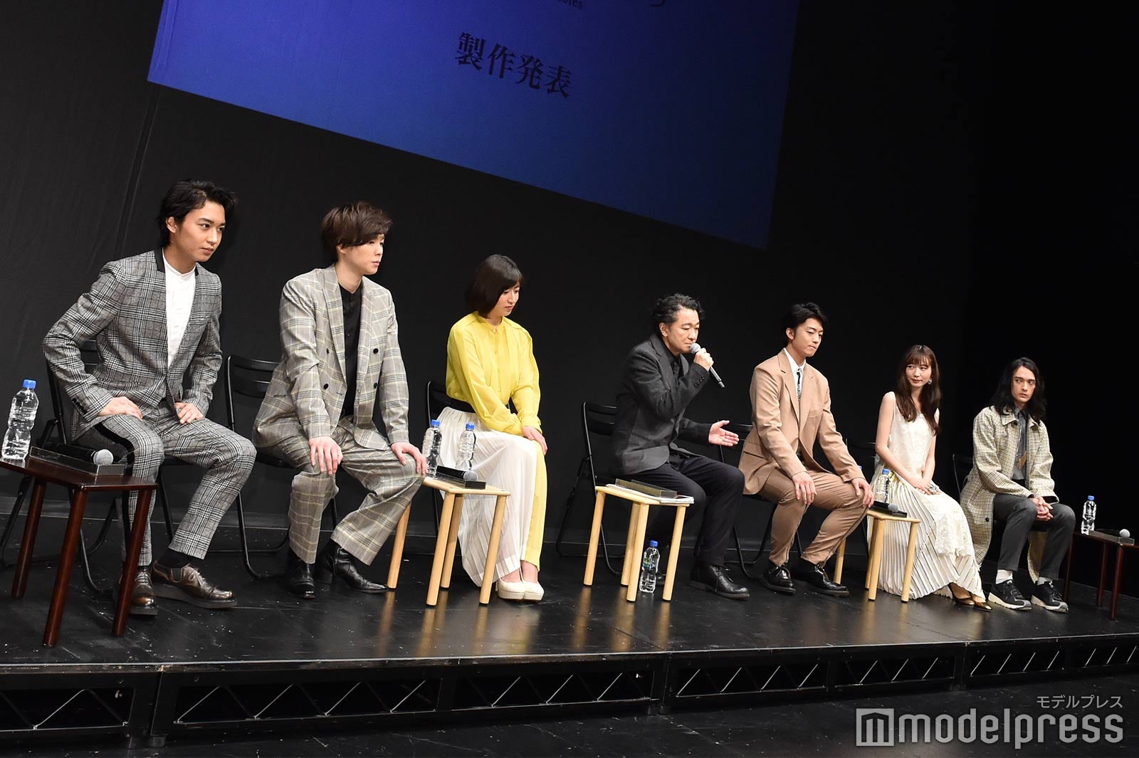 松岡広大、柾木玲弥、南沢奈央、白井晃、伊藤健太郎、岡本夏美、栗原類 （C）モデルプレス