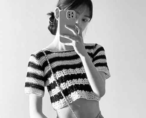 堀未央奈、ミニ丈トップスで美くびれ披露「尊い」「めっちゃ綺麗」の声