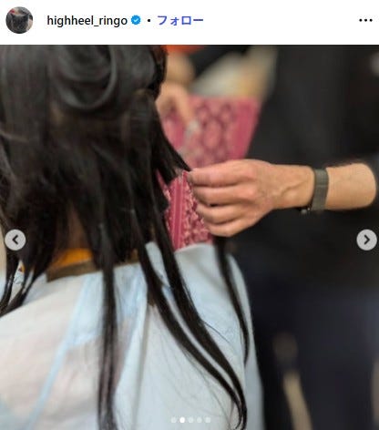 ハイヒール・リンゴInstagramより
