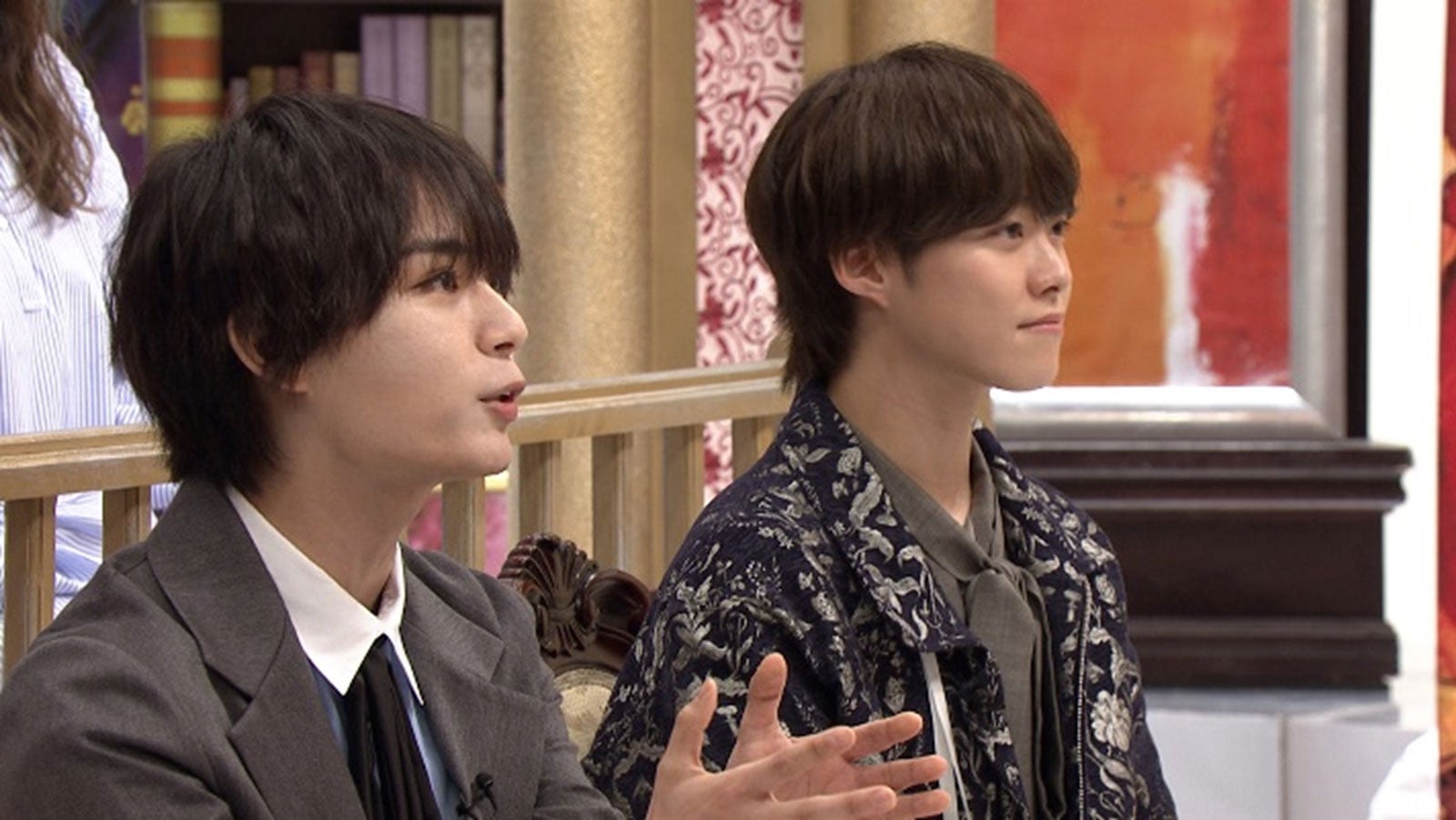 左から大橋和也、大西流星、道枝駿佑。(c)TBS - なにわ男子・道