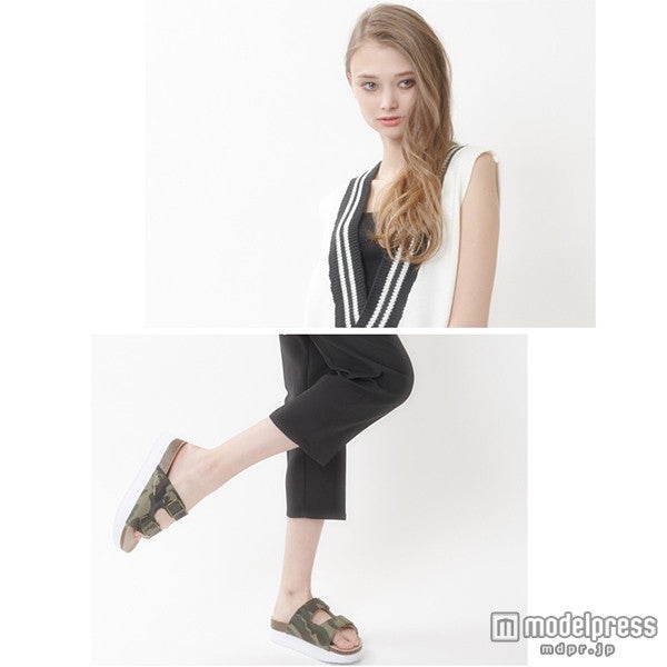 迷彩コンフォートサンダル「titivate」3,553円（税込）