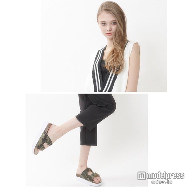 迷彩コンフォートサンダル「titivate」3,553円(税込)