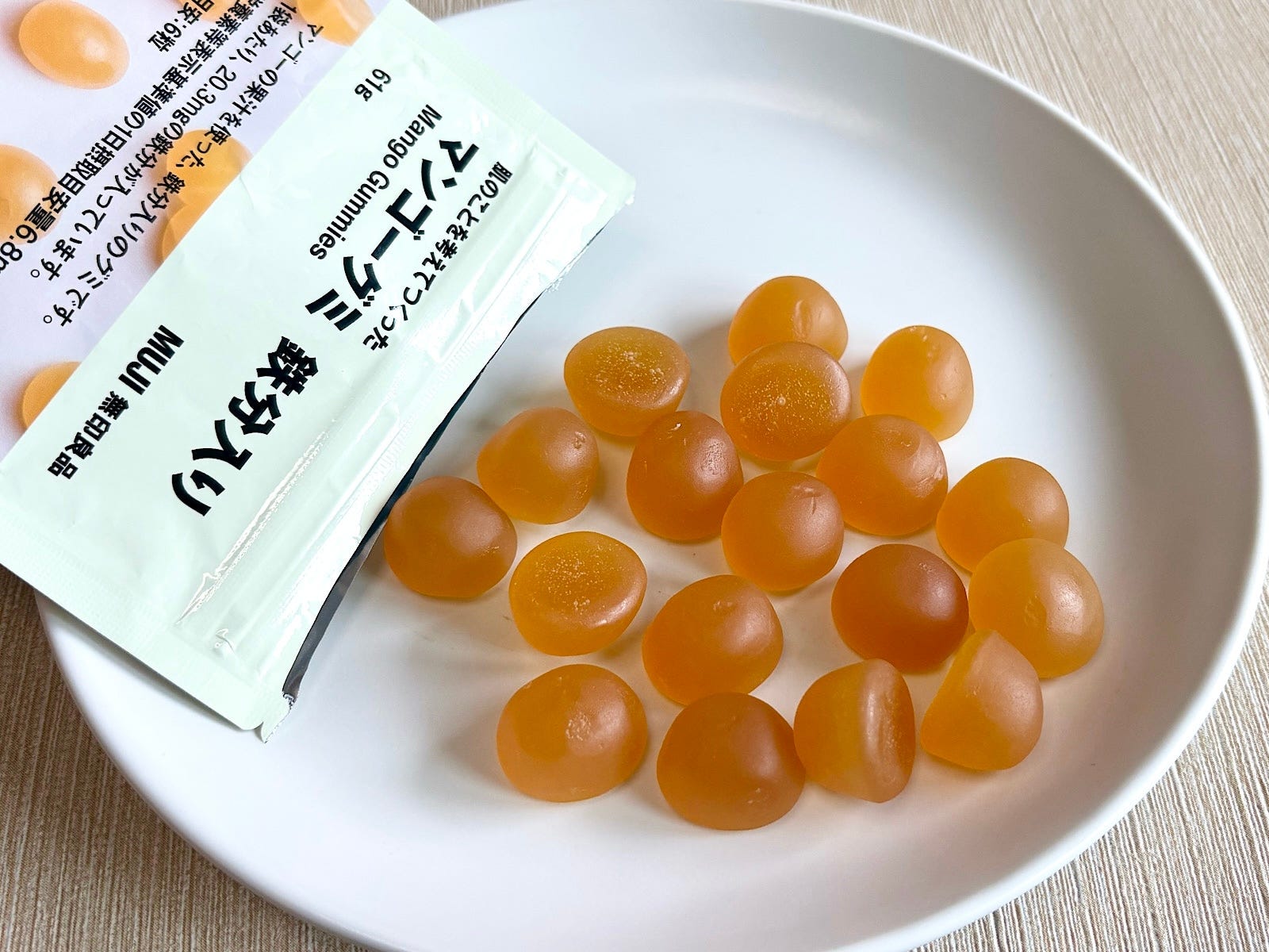 ほどよい弾力と、マンゴーの味わいが美味！