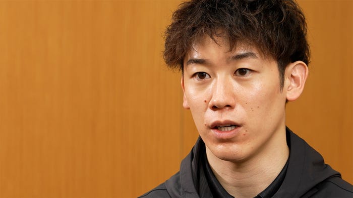 石川祐希選手/映画「GRIT —バレーボール男子日本代表 栄光への始発点—」場面写真(C)2026 映画『GRIT』製作委員会