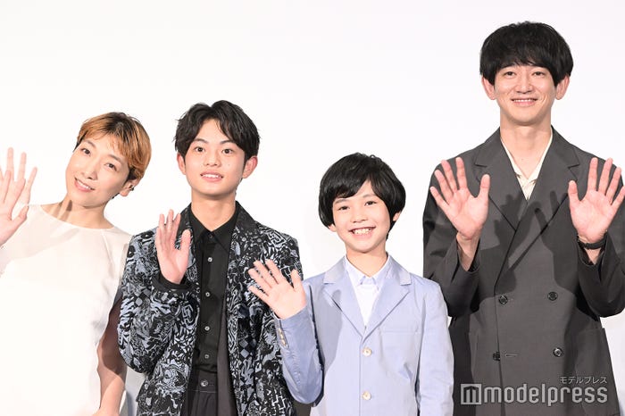 安藤サクラ、黒川想矢、柊木陽太、永山瑛太(C)モデルプレス