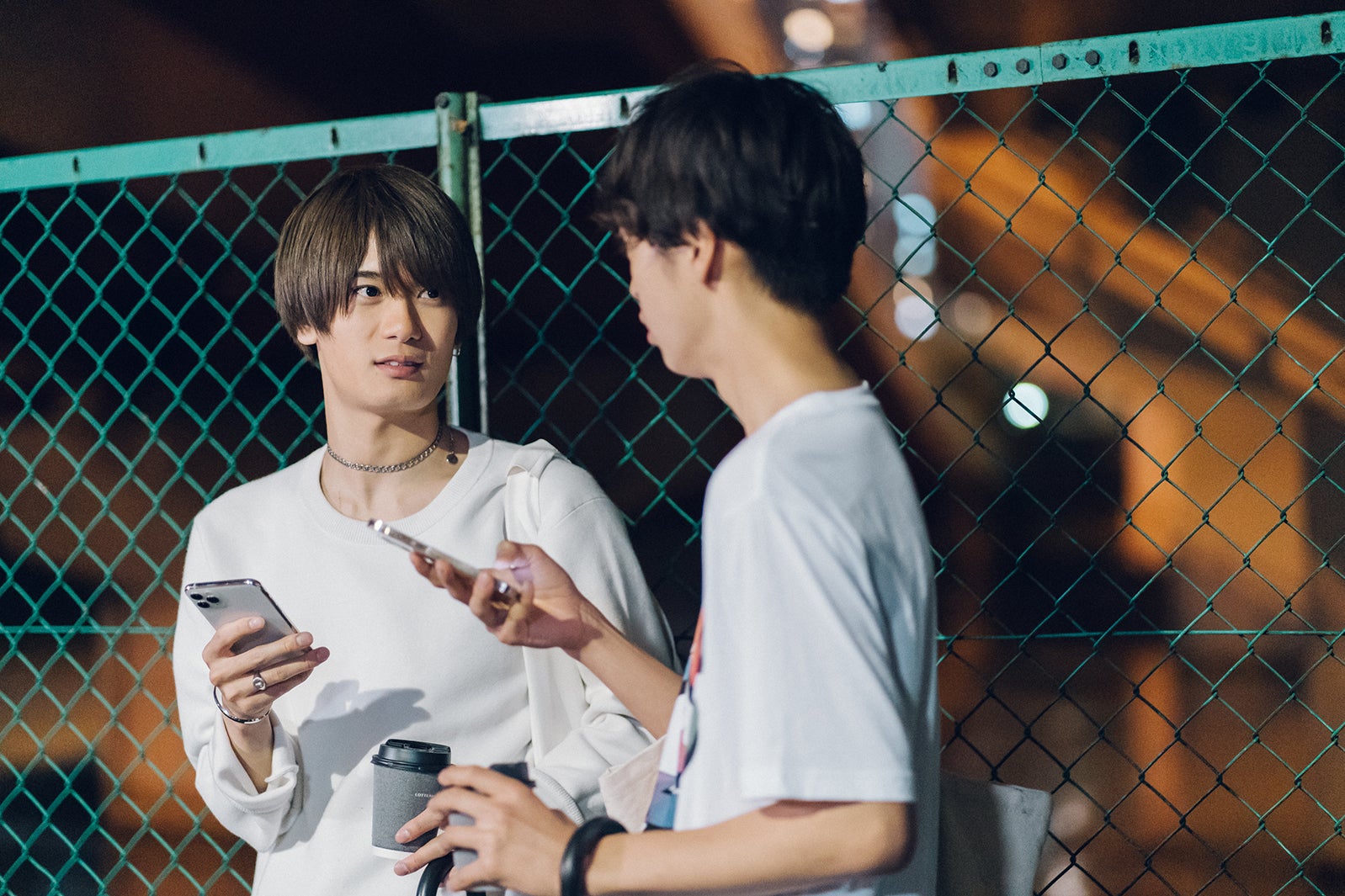 堀海登、西岡星汰「虹とオオカミには騙されない」第2話（C）AbemaTV, Inc.