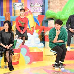 （前列左から）早見優、児嶋一哉（後列左から）森迫永依、井戸田潤（C）日本テレビ