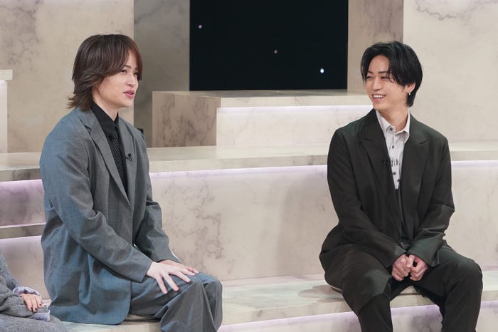 菊池風磨、亀梨和也「夜の音-TOKYO MIDNIGHT MUSIC-」(C)日本テレビ