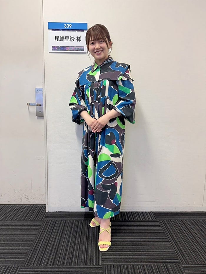 尾崎里紗アナウンサーオフィシャルブログより