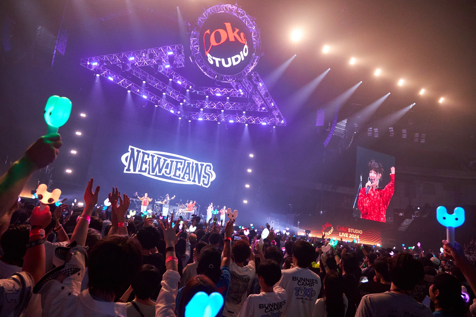 NewJeans「Coke STUDIOライブ 2024」（提供写真）
