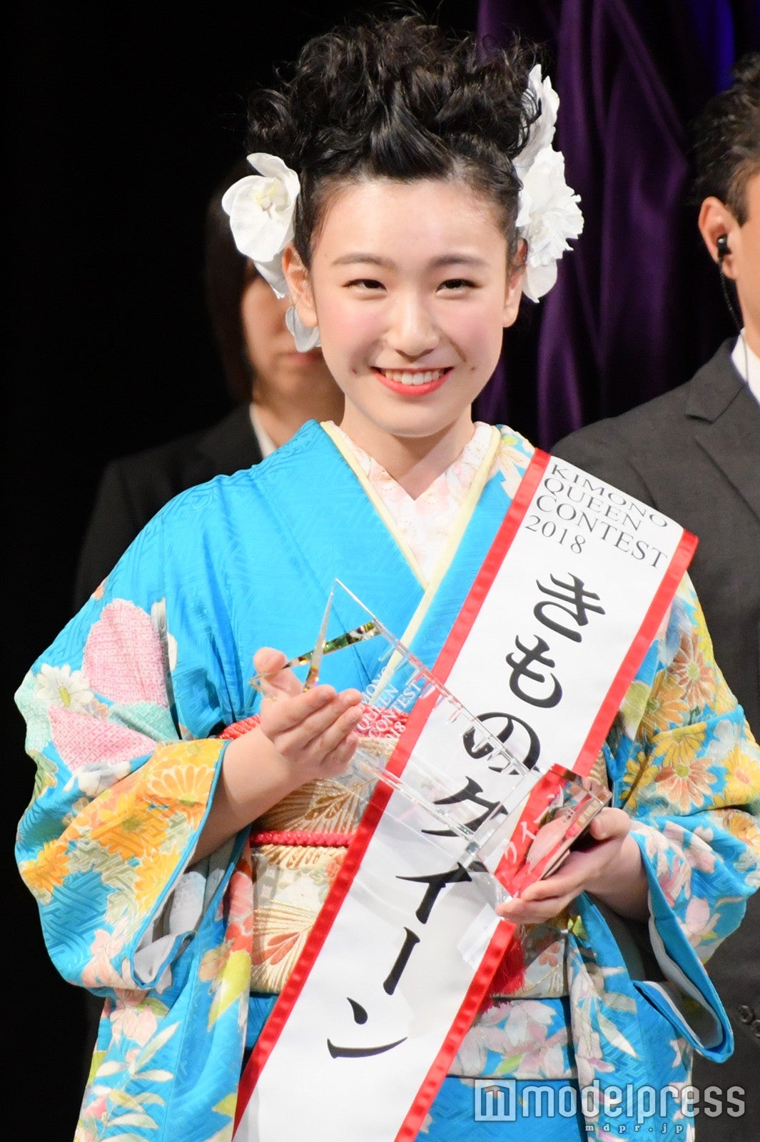 「きものクイーンコンテスト2018」グランプリの川手菜々子さん （C）モデルプレス