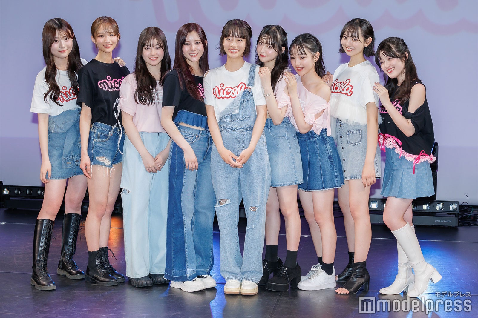 近藤藍月、中山あやか、足川結珠、高橋快空、池端杏慈、佐藤菜月海、藤野有紗、近藤結良、河村果歩（C）モデルプレス