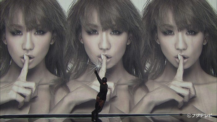 倖田來未の「FNSうたの夏まつり2016」でのパフォーマンス