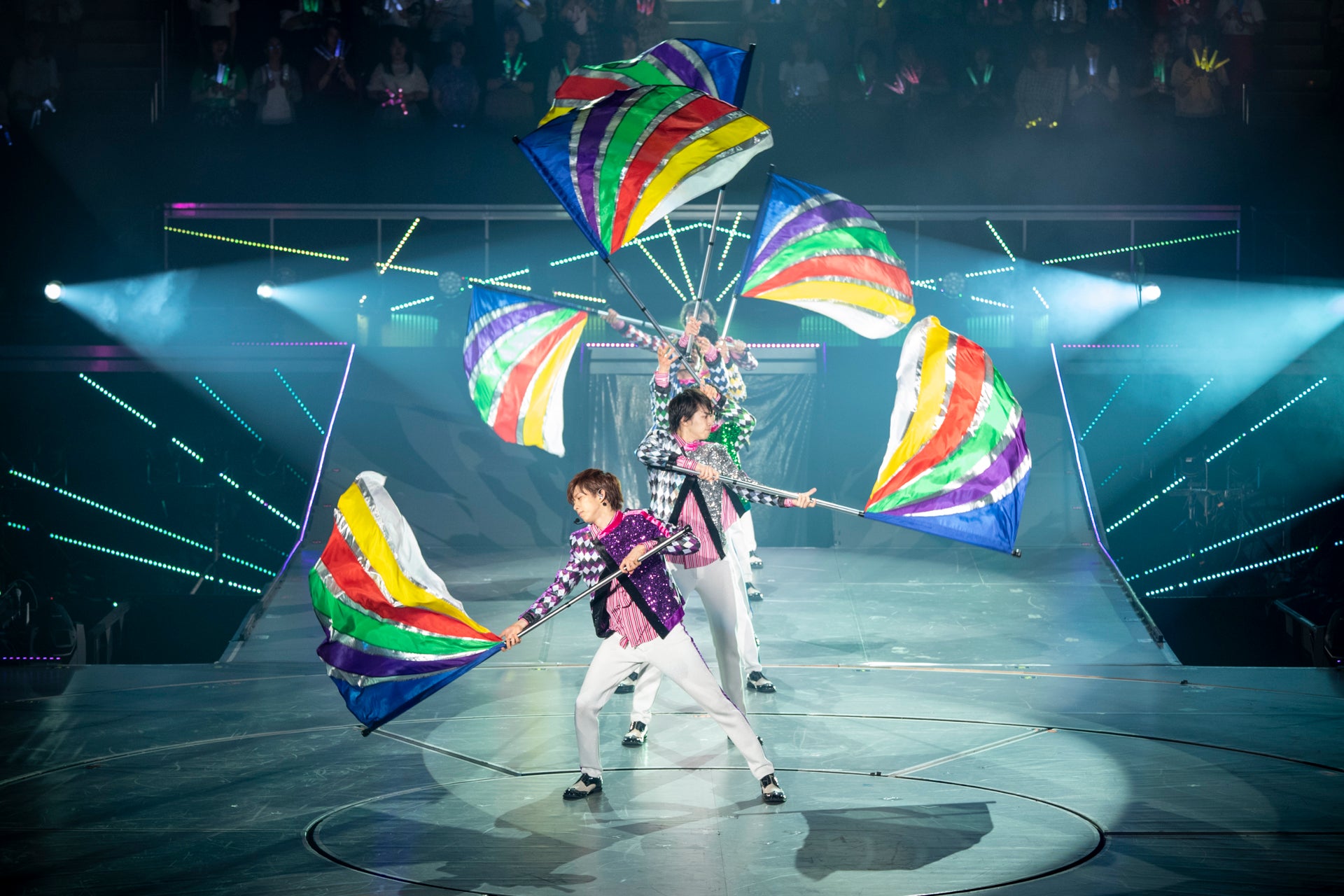 カラーガードのパフォーマンス（提供写真）